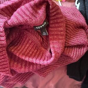 Torrid Women's Burgundy Cowl Neck Sweater